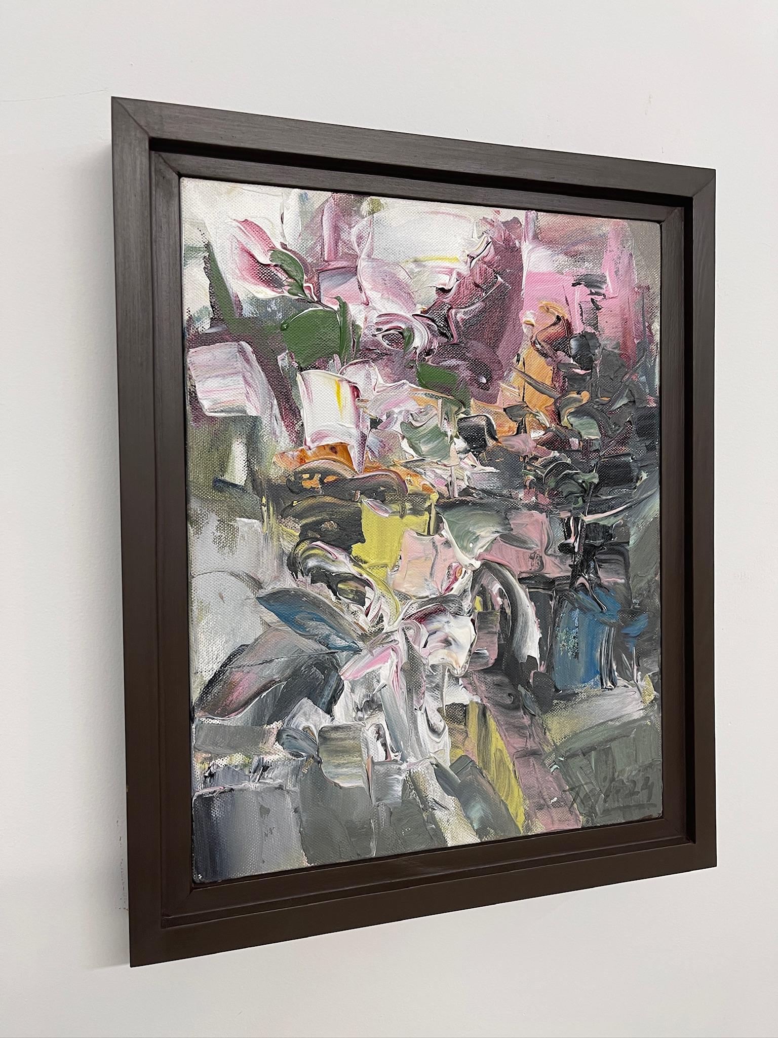 Continuum III by Tejinder Kanda - Contemporary Impasto Painting For Sale 8