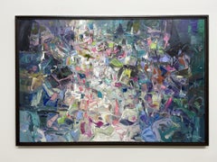 Ewiges Enigma von Tejinder Kanda - Zeitgenössische Impasto-Malerei