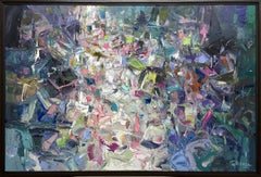 Ewiges Enigma von Tejinder Kanda - Zeitgenössische Impasto-Malerei