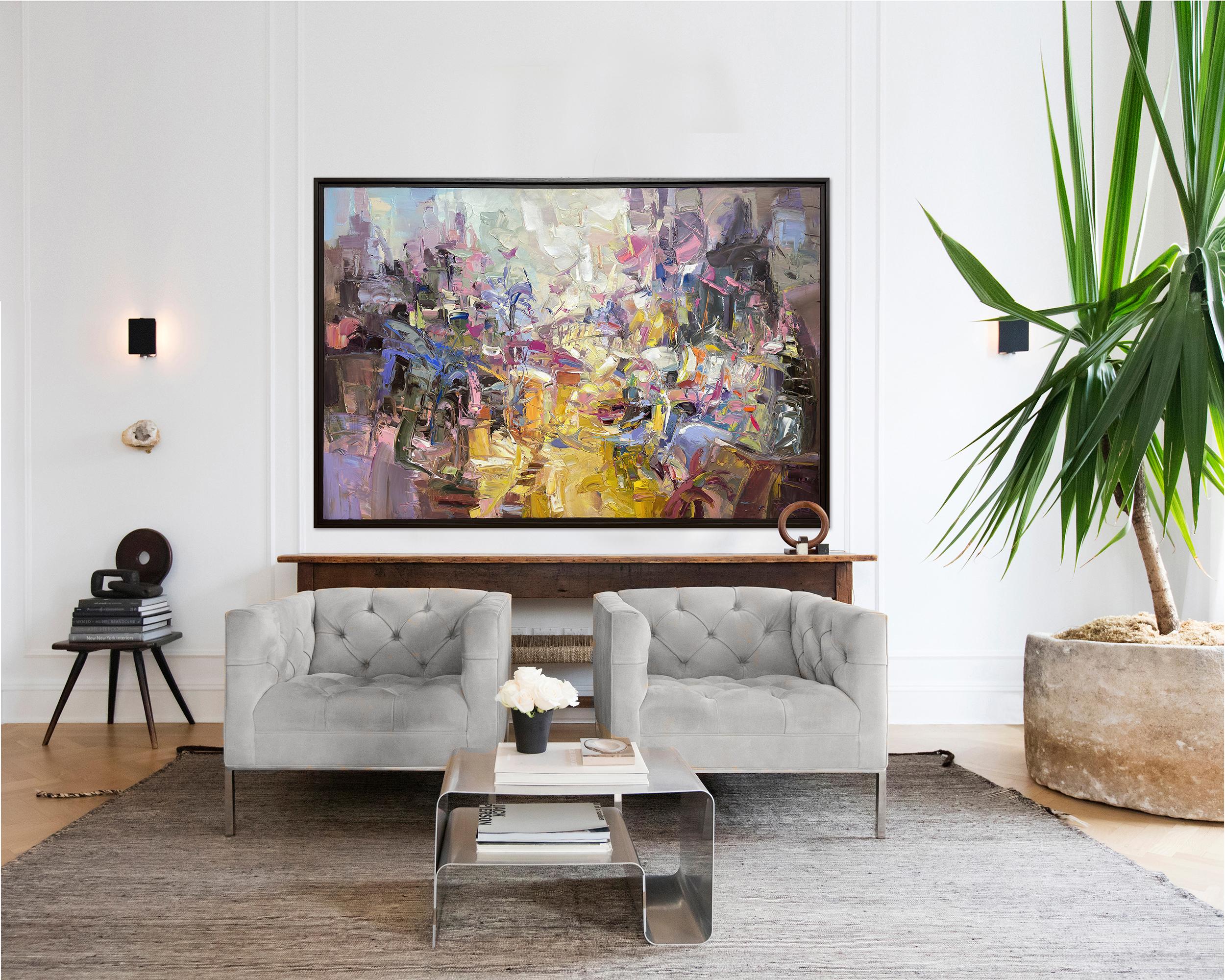 Holistic von Tejinder Kanda - Zeitgenössische Impasto-Malerei im Angebot 10
