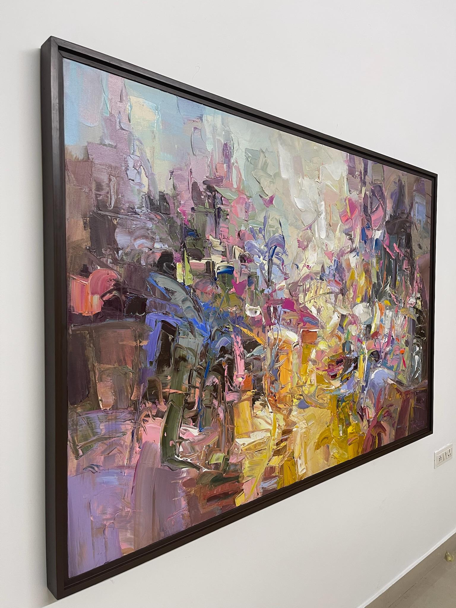 Holistic von Tejinder Kanda - Zeitgenössische Impasto-Malerei im Angebot 13