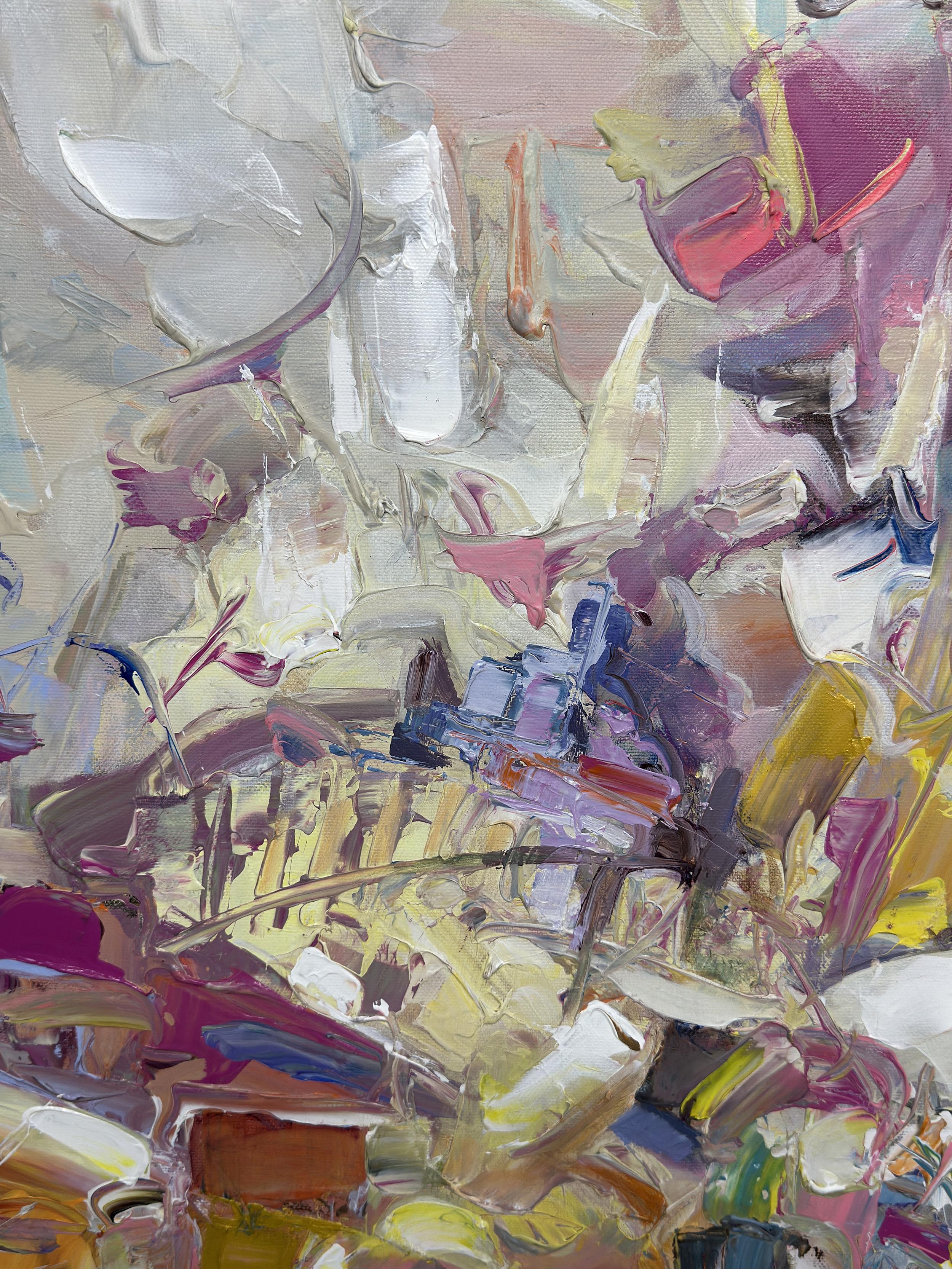 Holistic von Tejinder Kanda - Zeitgenössische Impasto-Malerei im Angebot 15