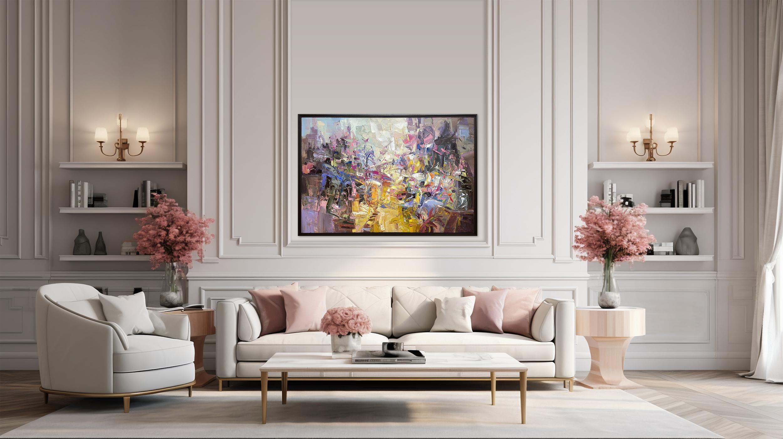 Holistic von Tejinder Kanda - Zeitgenössische Impasto-Malerei im Angebot 16