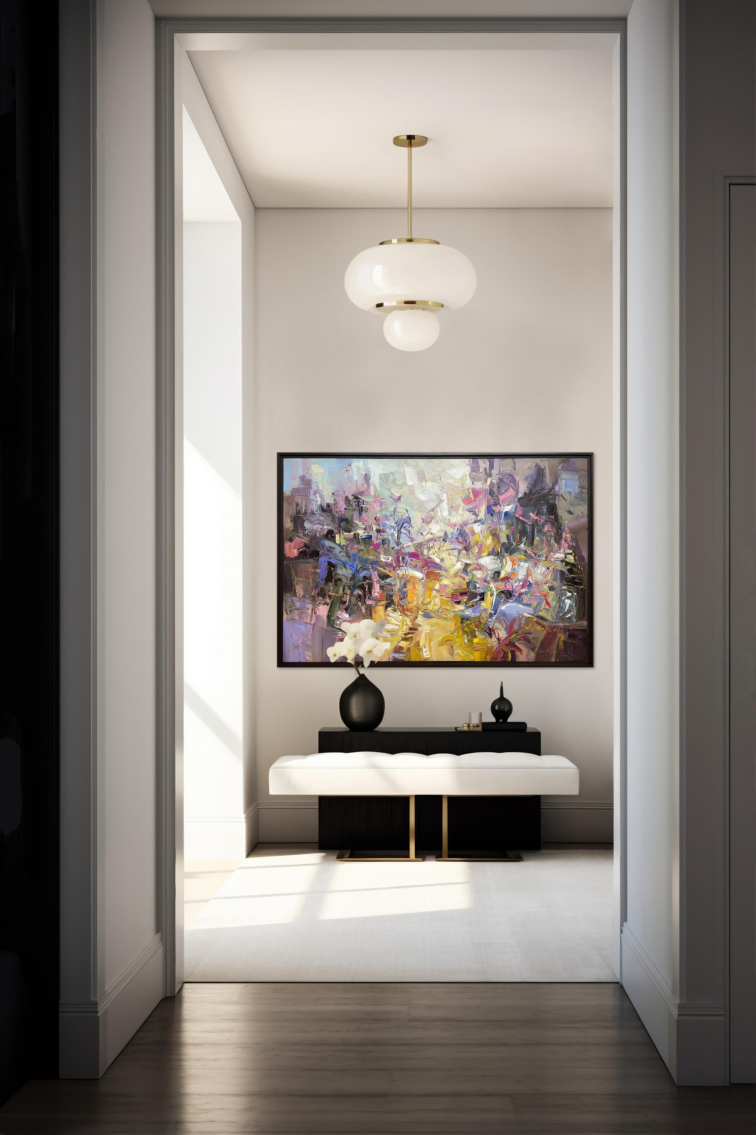 Holistic von Tejinder Kanda - Zeitgenössische Impasto-Malerei im Angebot 2