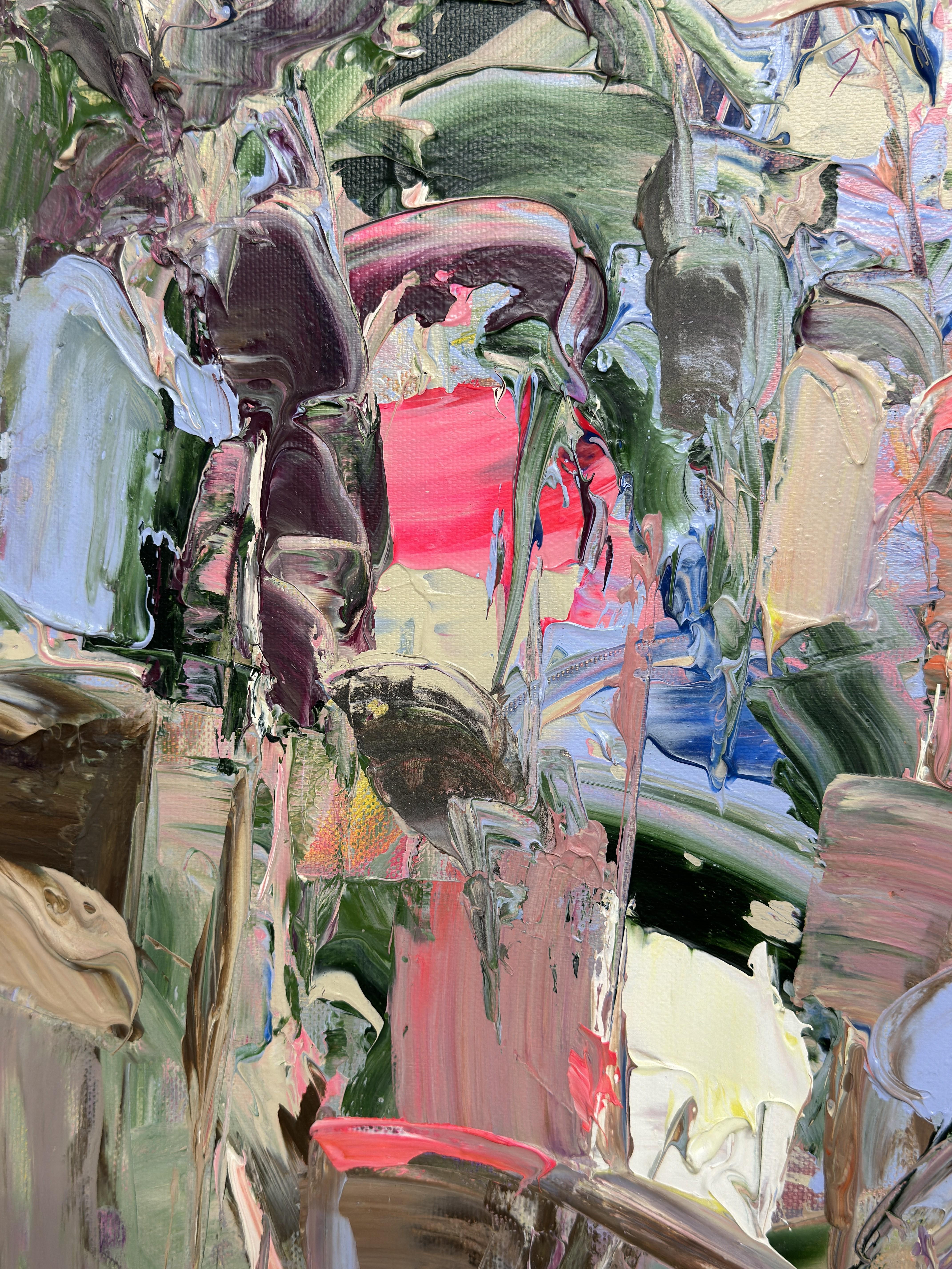 In Within by Tejinder Kanda - Contemporary Impasto Painting For Sale 9