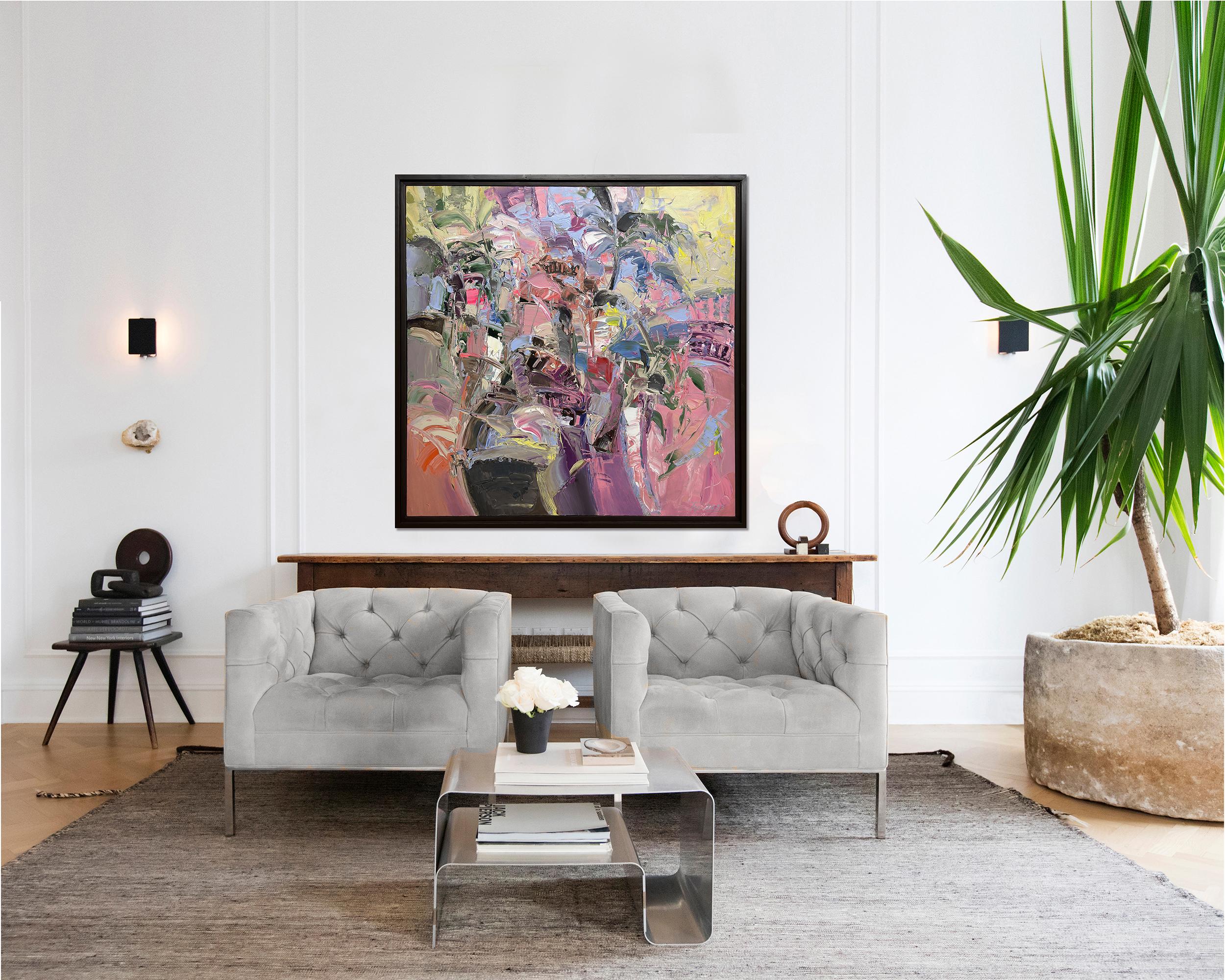 In Within by Tejinder Kanda - Contemporary Impasto Painting For Sale 12