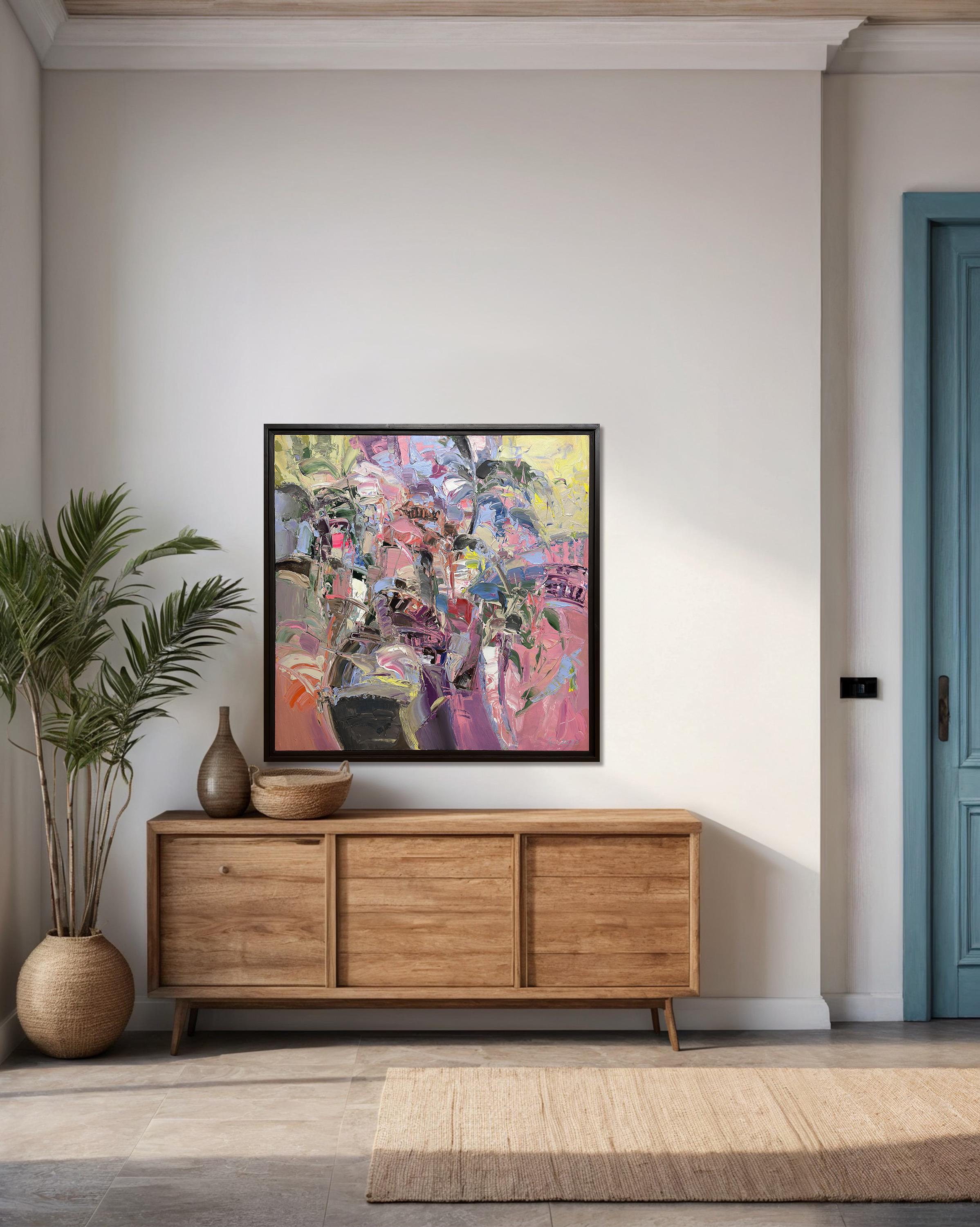 In Within by Tejinder Kanda - Contemporary Impasto Painting For Sale 2