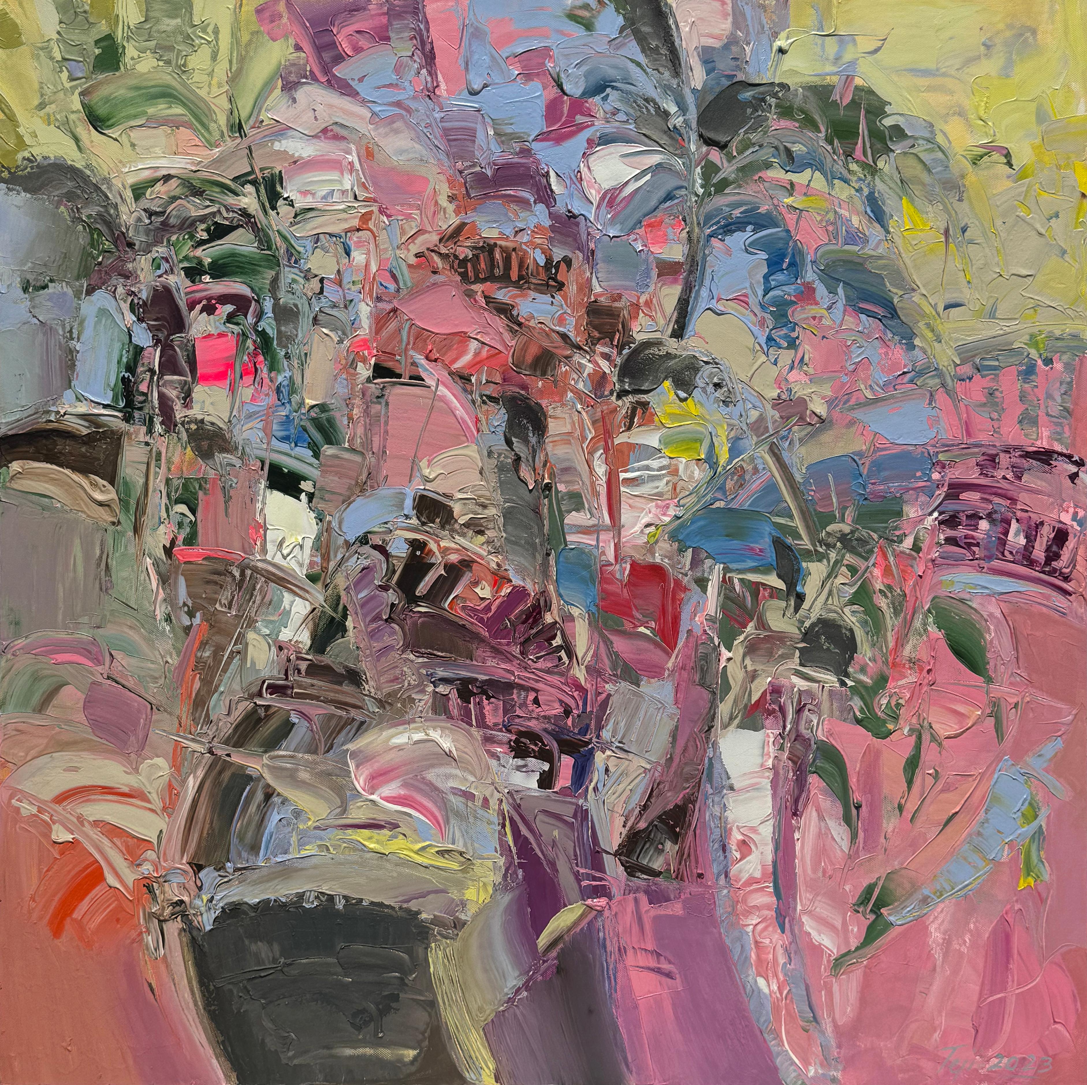 In Within by Tejinder Kanda - Contemporary Impasto Painting For Sale 3