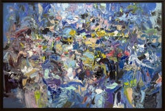 Il racconto dello specchio di Tejinder Kanda - Pittura a Impasto Contemporanea