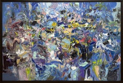 Il racconto dello specchio di Tejinder Kanda - Pittura a Impasto Contemporanea