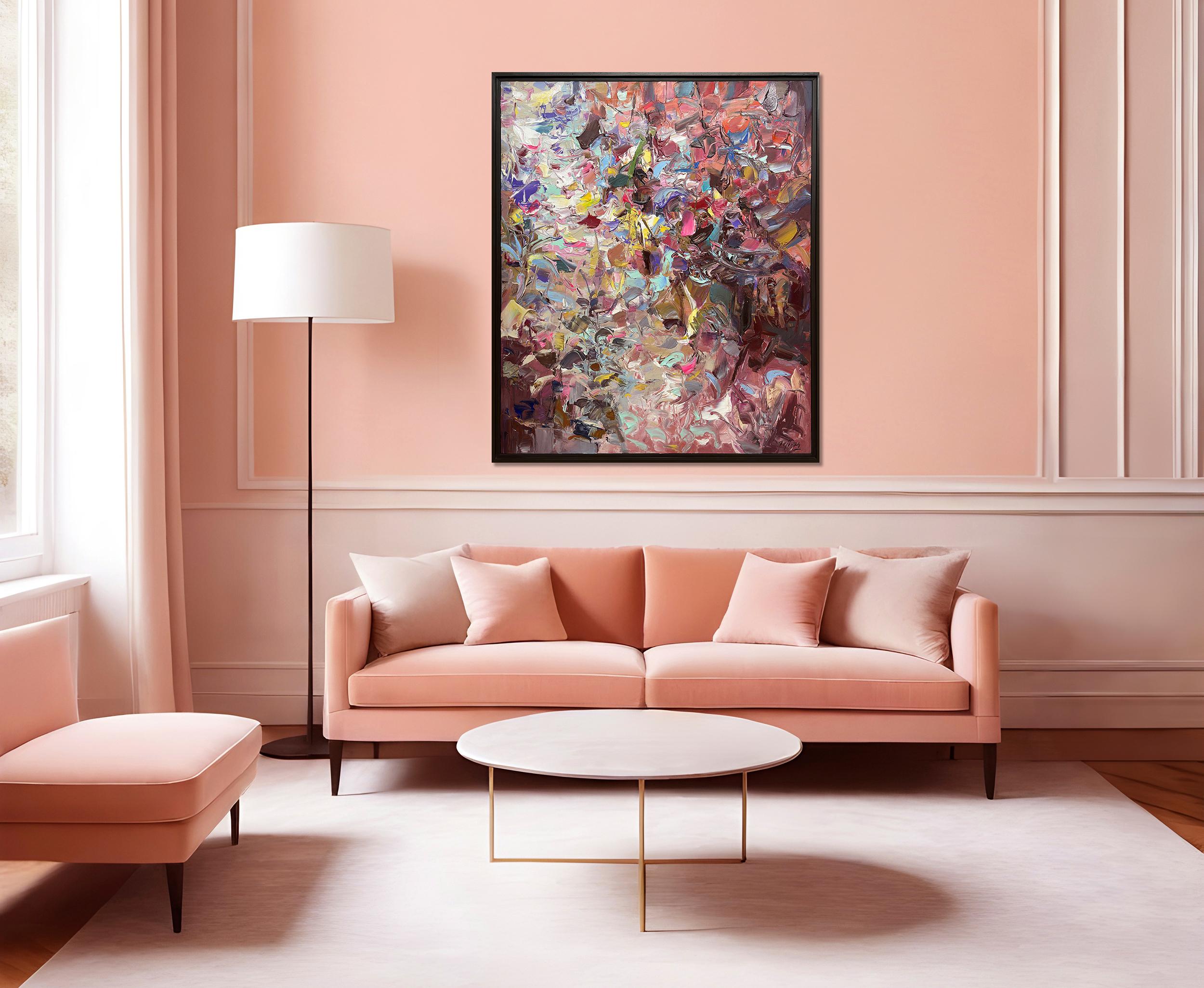 Vista by Tejinder Kanda - Contemporary Impasto Painting For Sale 12