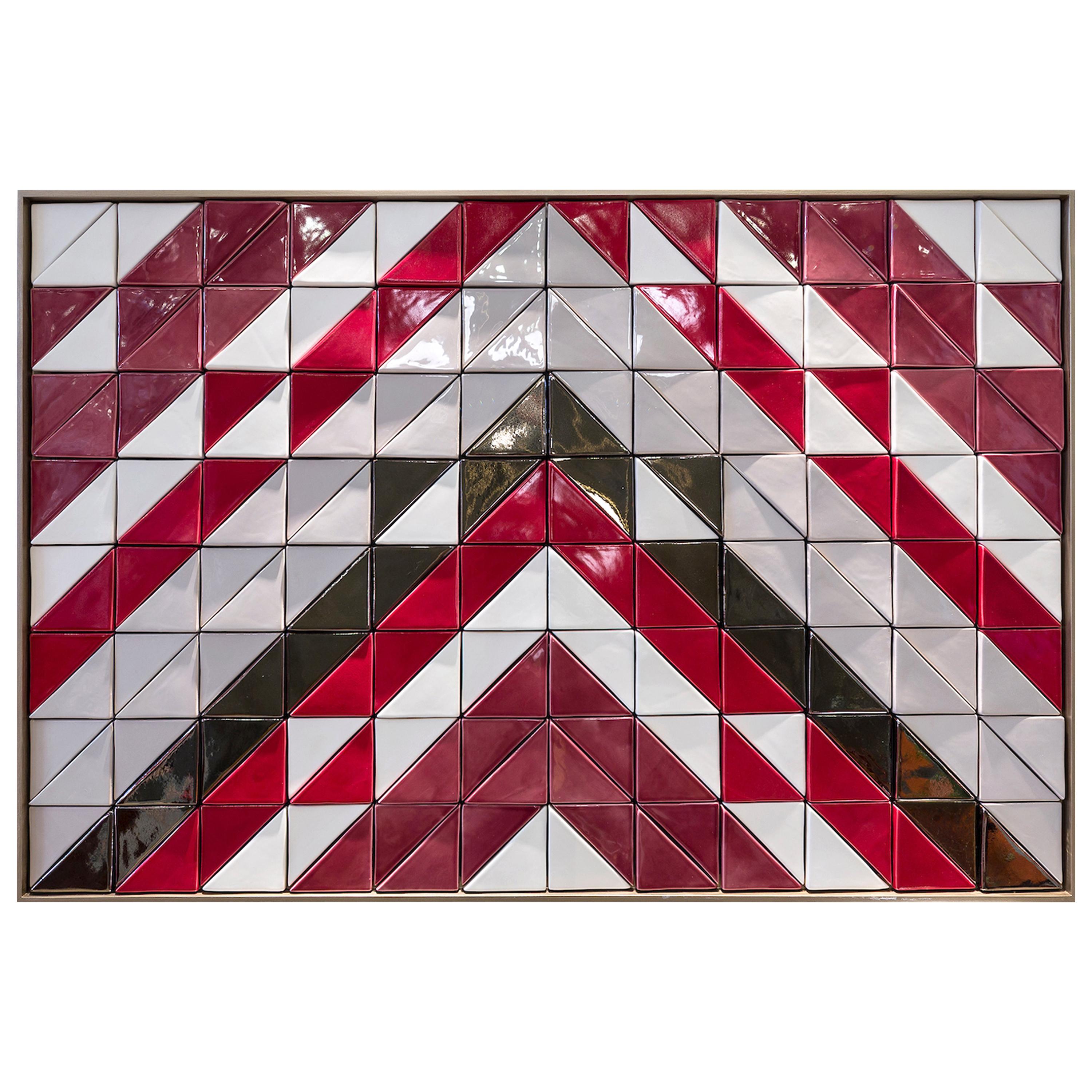 Tile Panel Tejo Colors Handmade Decorative  For Sale