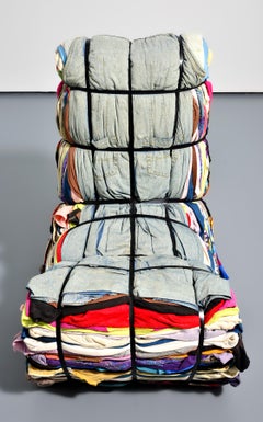 Chaise Rag Tejo Remy, en jean