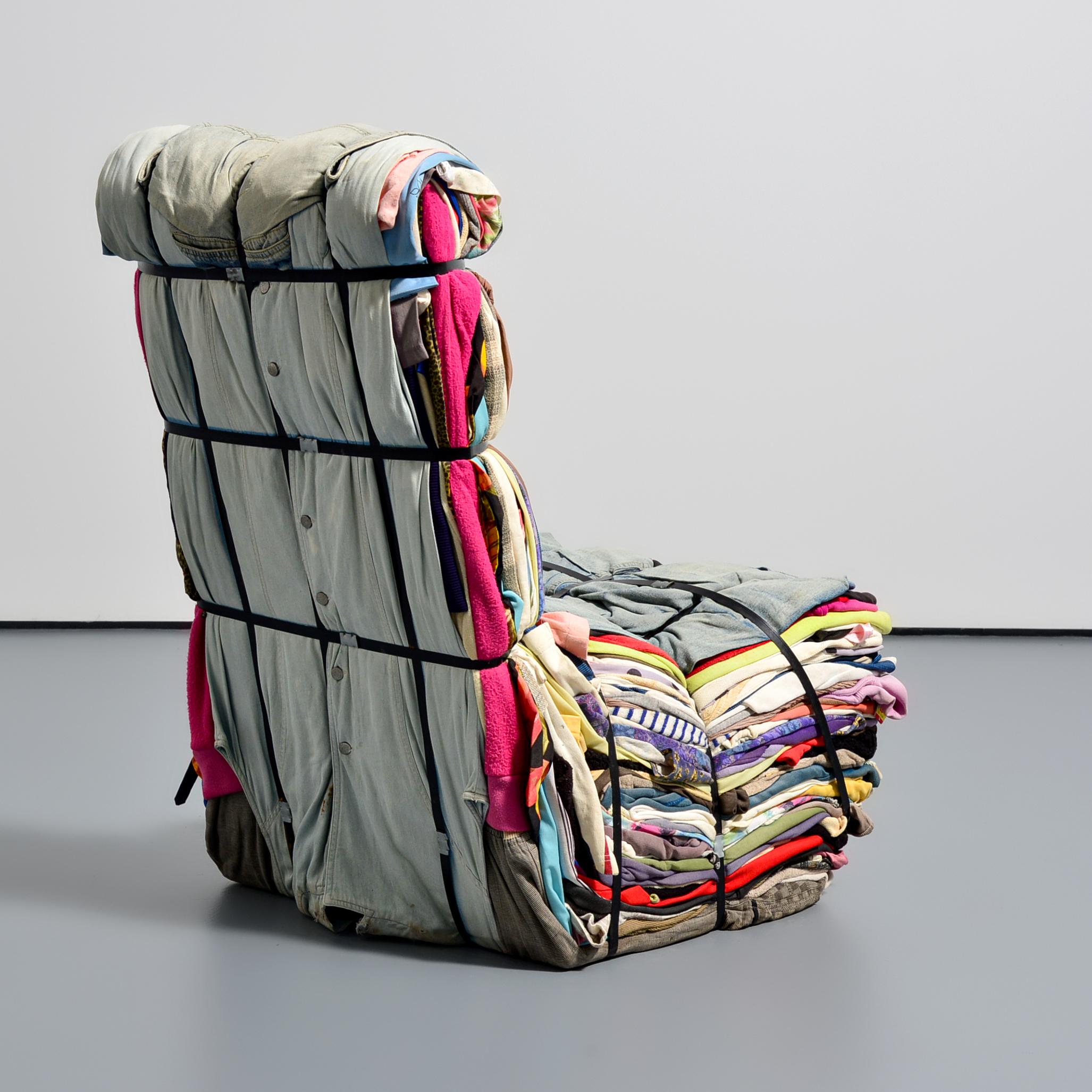 Tejo Remy “Rag” Chair, Denim 2