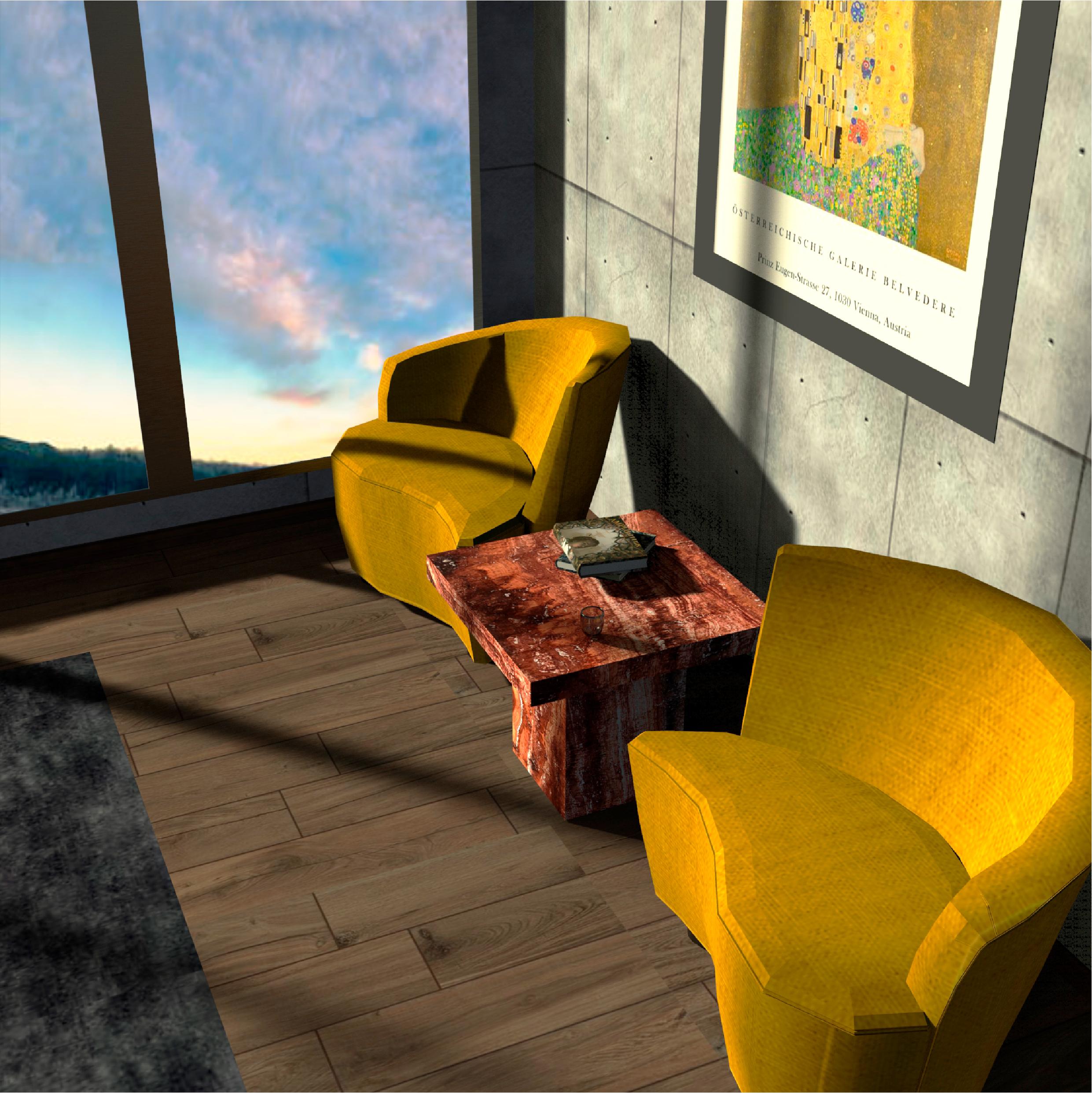 Table d'appoint Teka italienne en marbre travertin fabriquée sur commande meubles sur mesure en vente 1