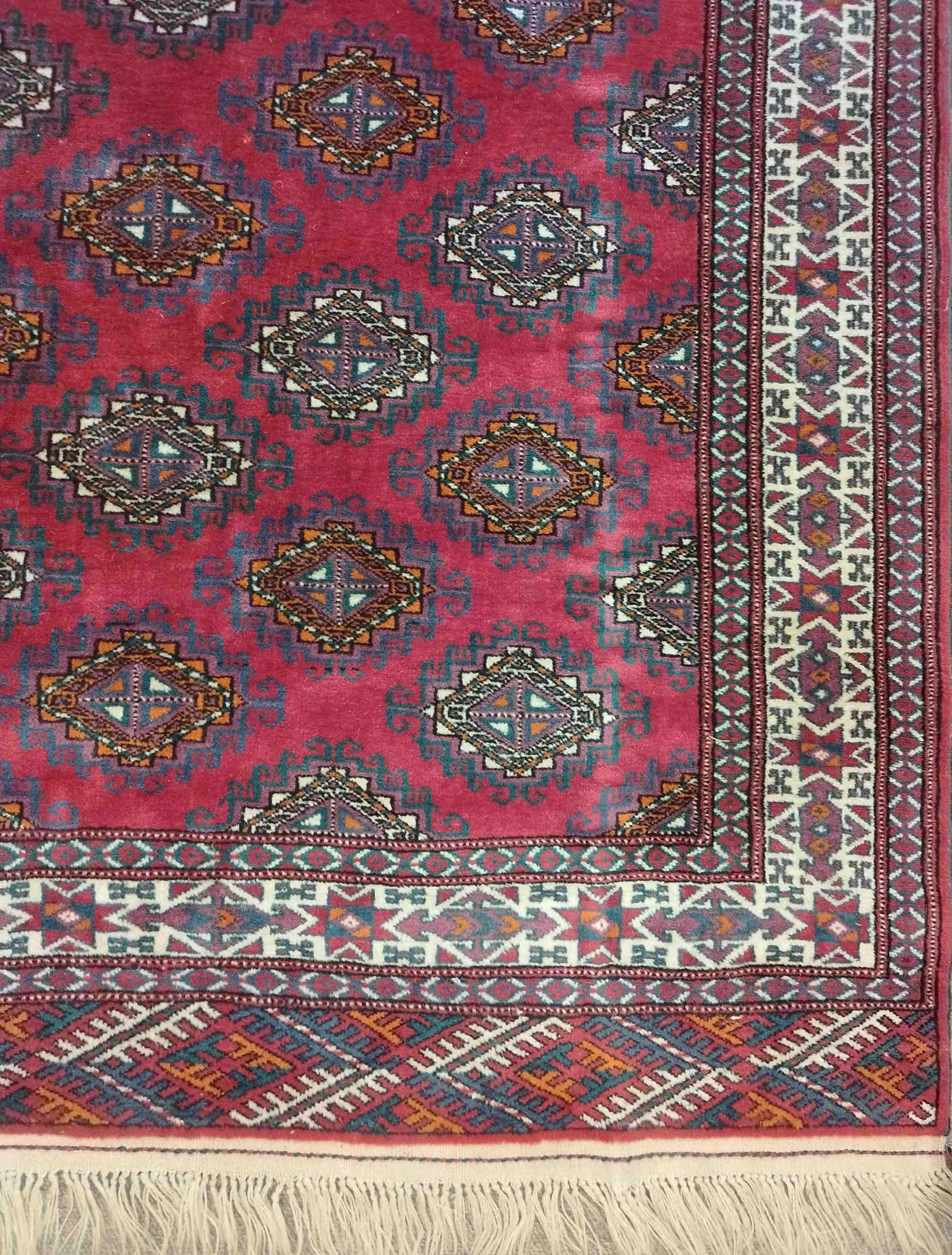Hand-Knotted Teke Turkmene Rug - 210x125 - No. 934 For Sale