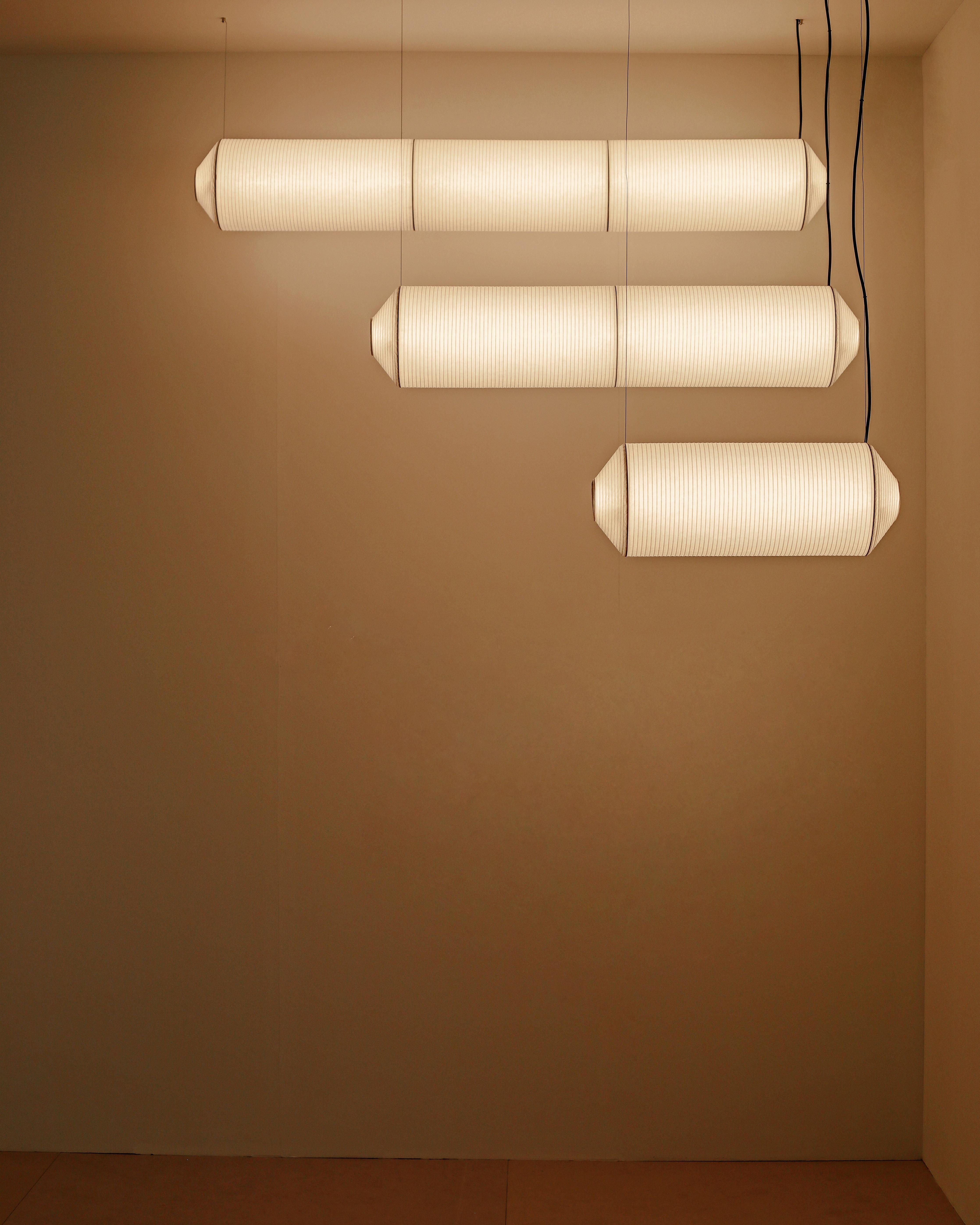 Modern Tekiò Horizontal P1 Pendant Lamp by Anthony Dickens For Sale