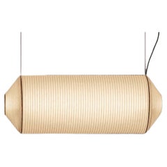 'Tekio Horizontal P1' Pendant Lamp in Japanese Washi Paper for Santa & Cole