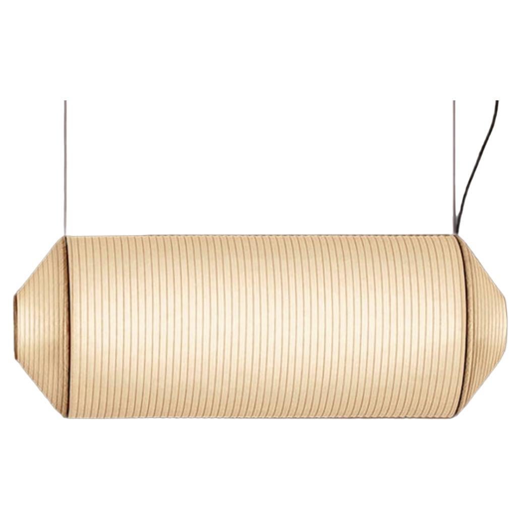 Lampe suspendue Tekio Horizontal P1 en papier Washi japonais pour Santa & Cole