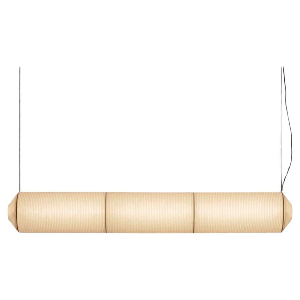 Lámpara colgante "Tekio Horizontal P3" de papel japonés Washi para Santa & Cole