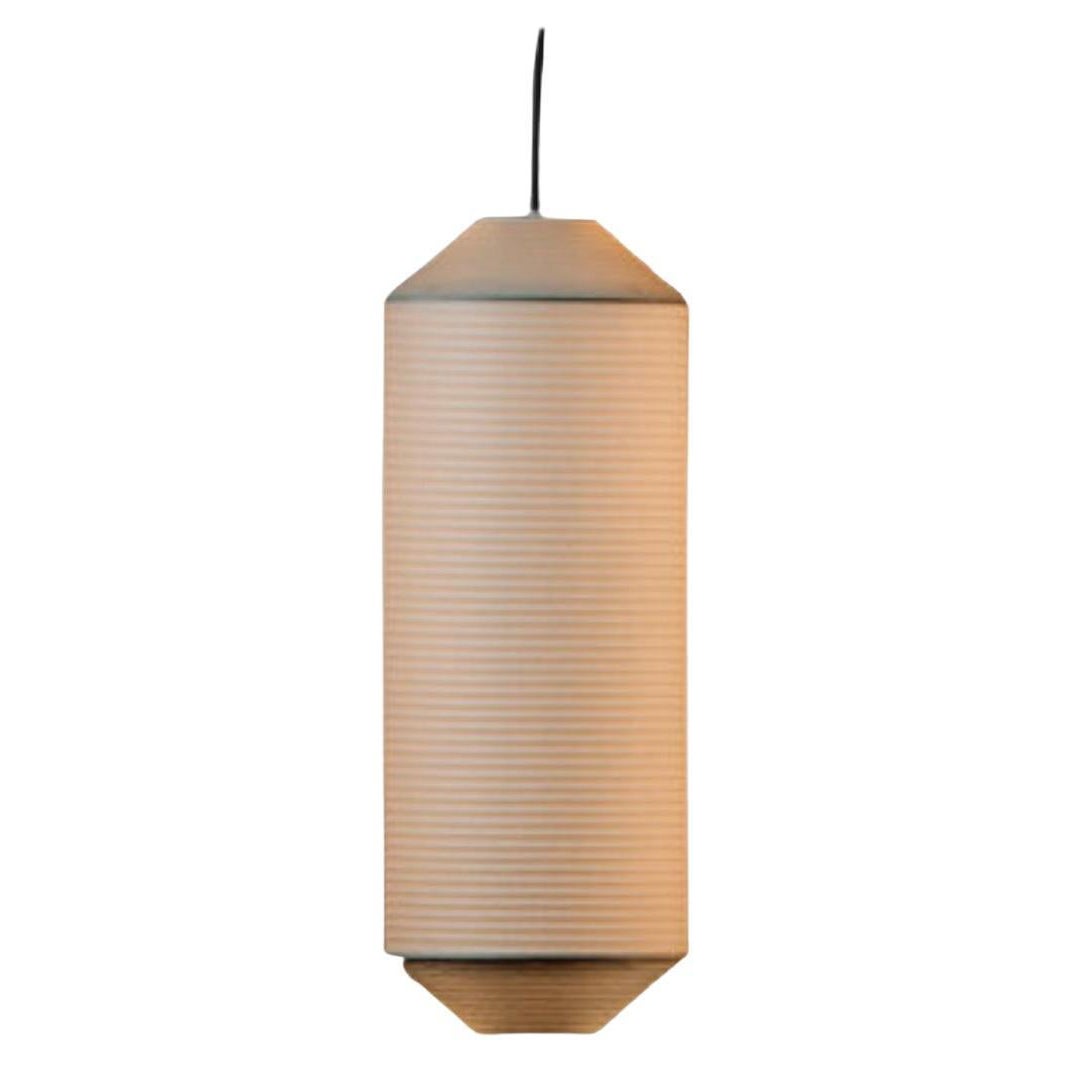 Lampe suspendue Tekio Vertical P1 en papier Washi japonais pour Santa & Cole