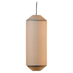 Lampe suspendue Tekio Vertical P1 en papier Washi japonais pour Santa & Cole
