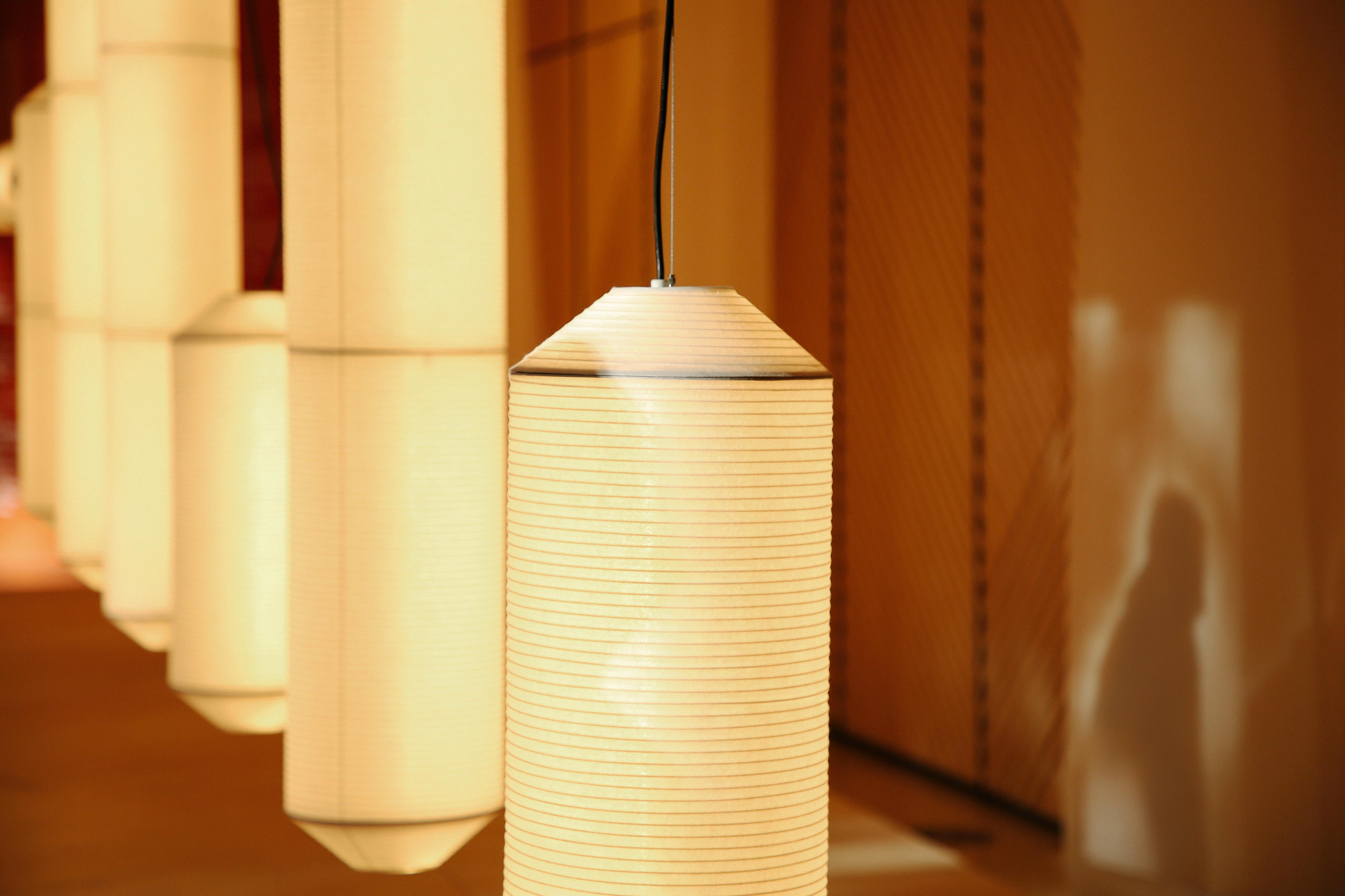 Métal Tekiò Vertical P2 Lampe pendante par Anthony Dickens en vente