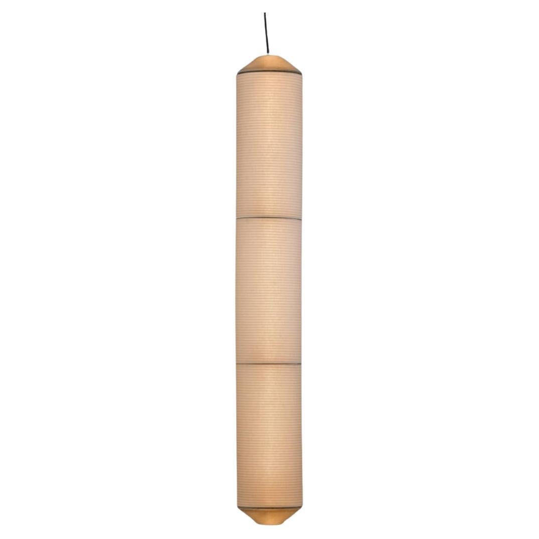 Lampe à suspension « Tekio Vertical P3 » en papier Washi japonais pour Santa & Cole