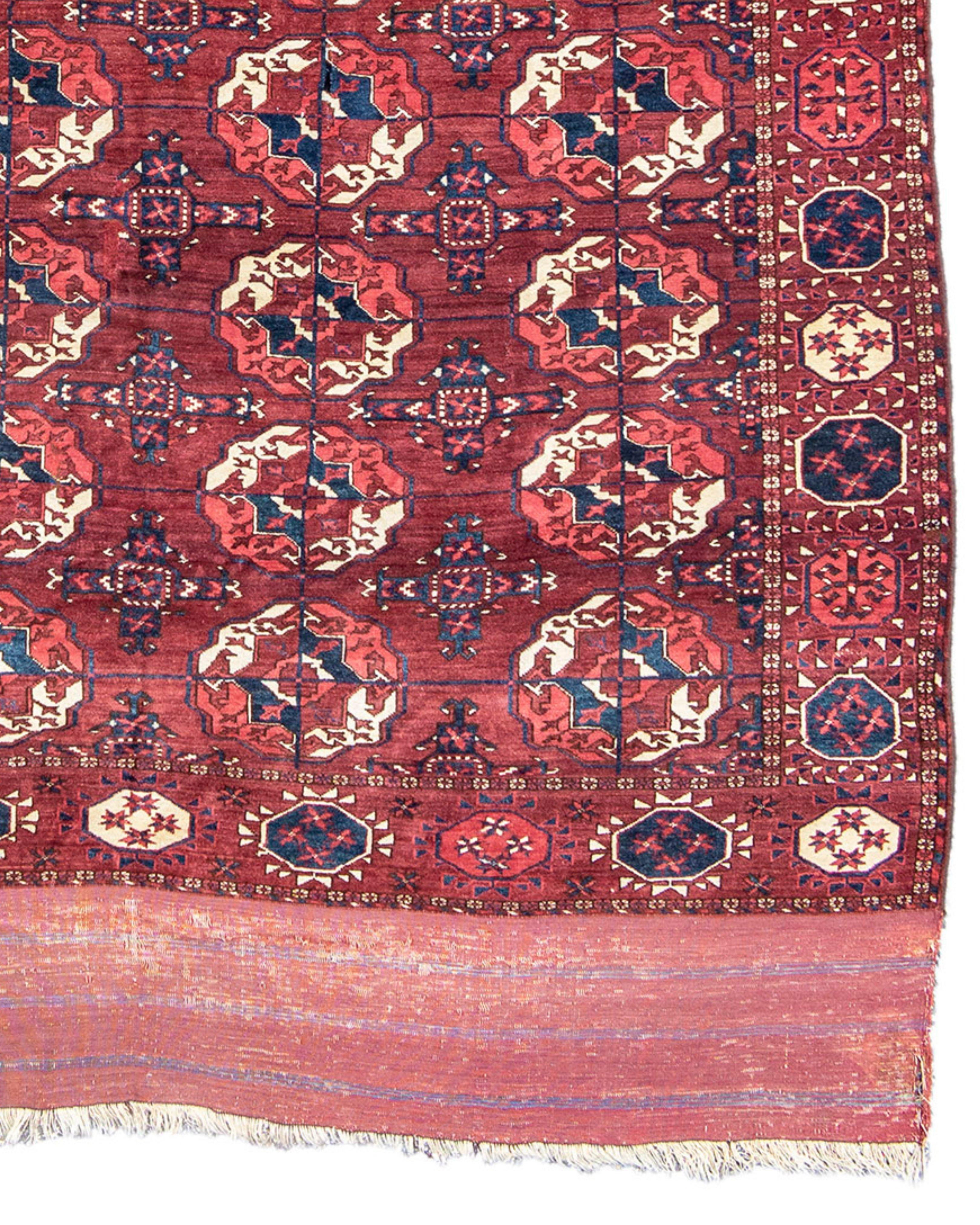 Tekke Main Carpet, 19th Century

Additional Information:
Dimensions: 6'4