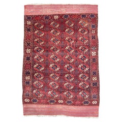 Antique Tekke Main Carpet, 3rd Quarter 19th Century