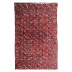 Tekke Main Carpet - Late of 19th Century Antique Tekke Main Carpet