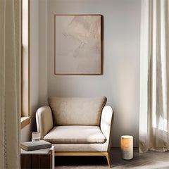 Tekna Astone Floor OD LED Floor Lamp in Marble Verde Guatemala