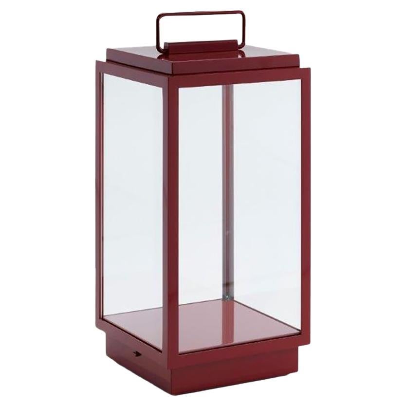 Tekna Blakes Table Lamp in Bronze with Kenia Red Lacquer