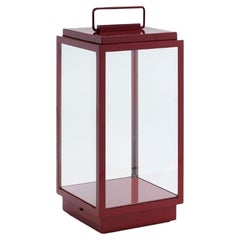 Tekna Blakes Table Lamp in Bronze with Kenia Red Lacquer