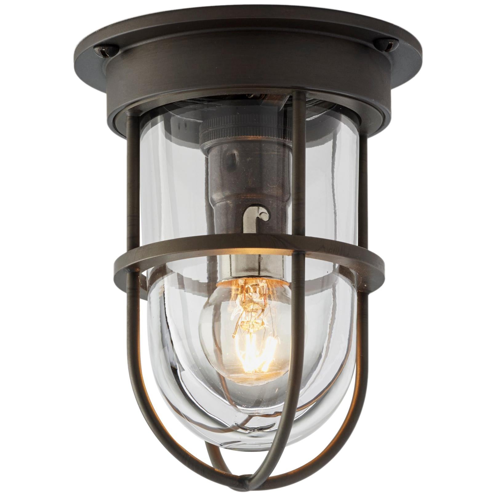 Tekna Bounty 12V Ceiling Light with Dark Bronze Finish and Clear Glass