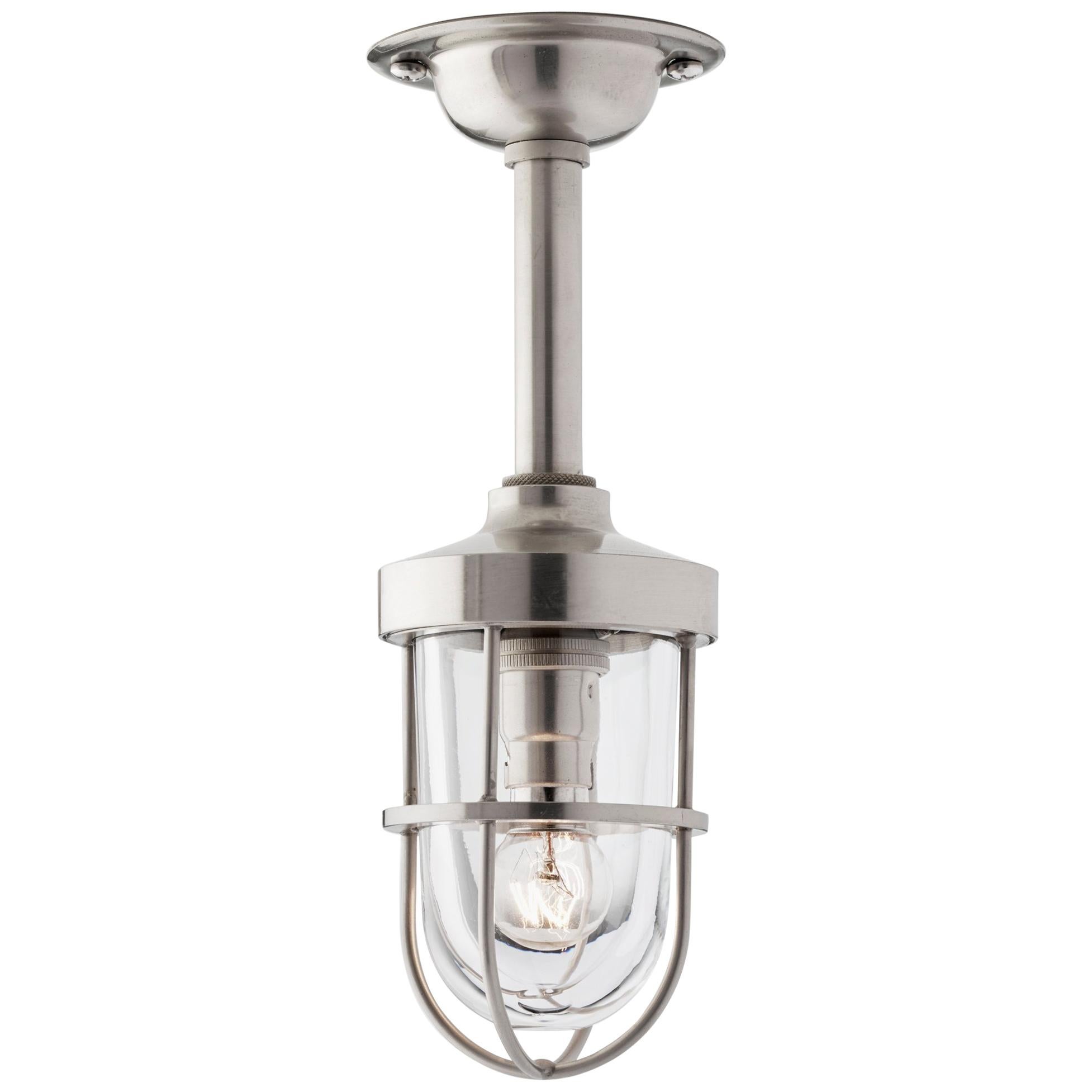 Tekna Bounty 12V Pendant Light with Brushed Nickel Finish and Clear Glass