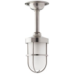 Tekna Bounty 12V Pendant Light with Brushed Nickel Finish and Frosted Glass
