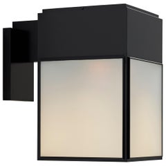 Tekna Brooklyn Wall Light with Black Lacquer Finish and Frosted Glass