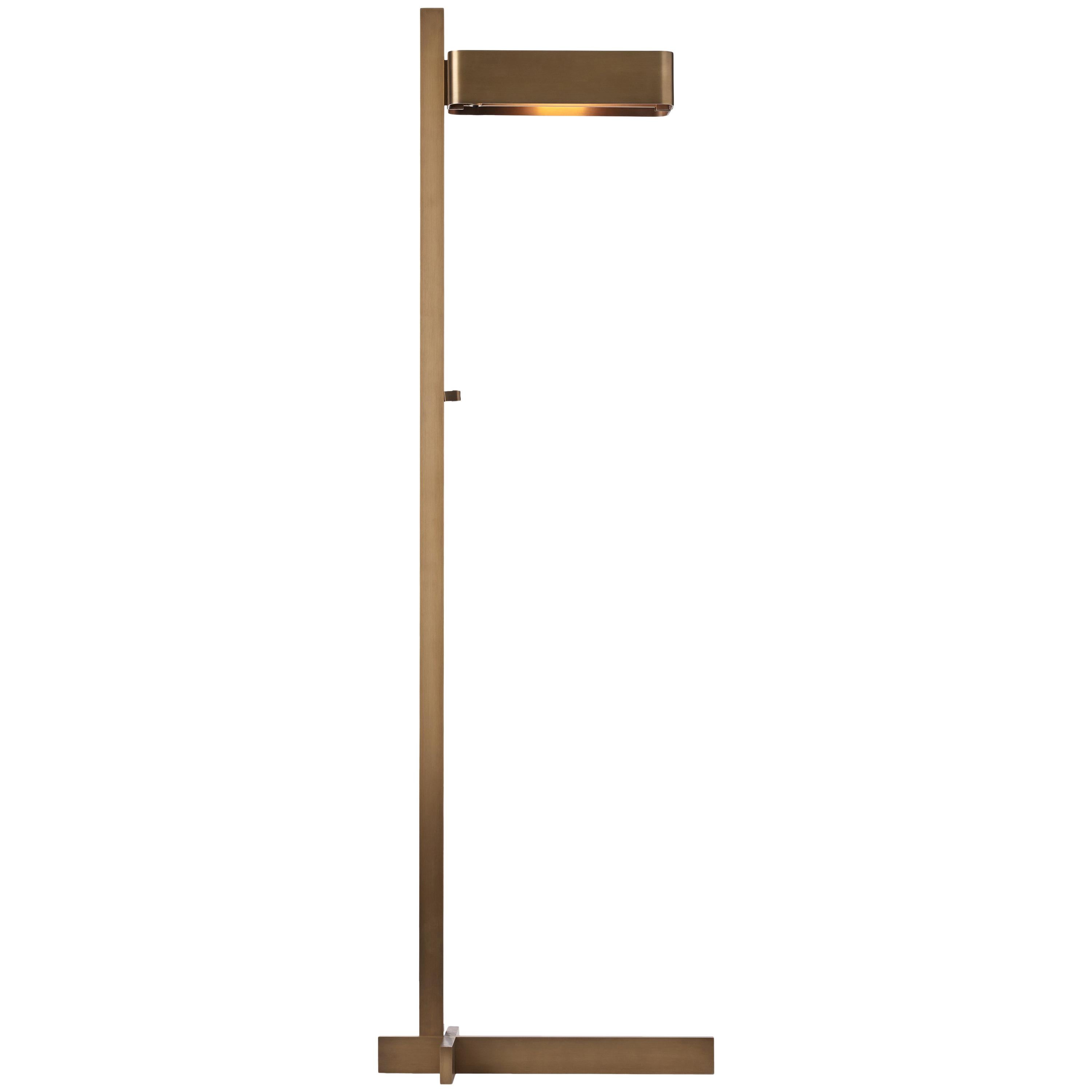 Tekna Butterfield Floor Lamp with Distressed Brass Finish For Sale