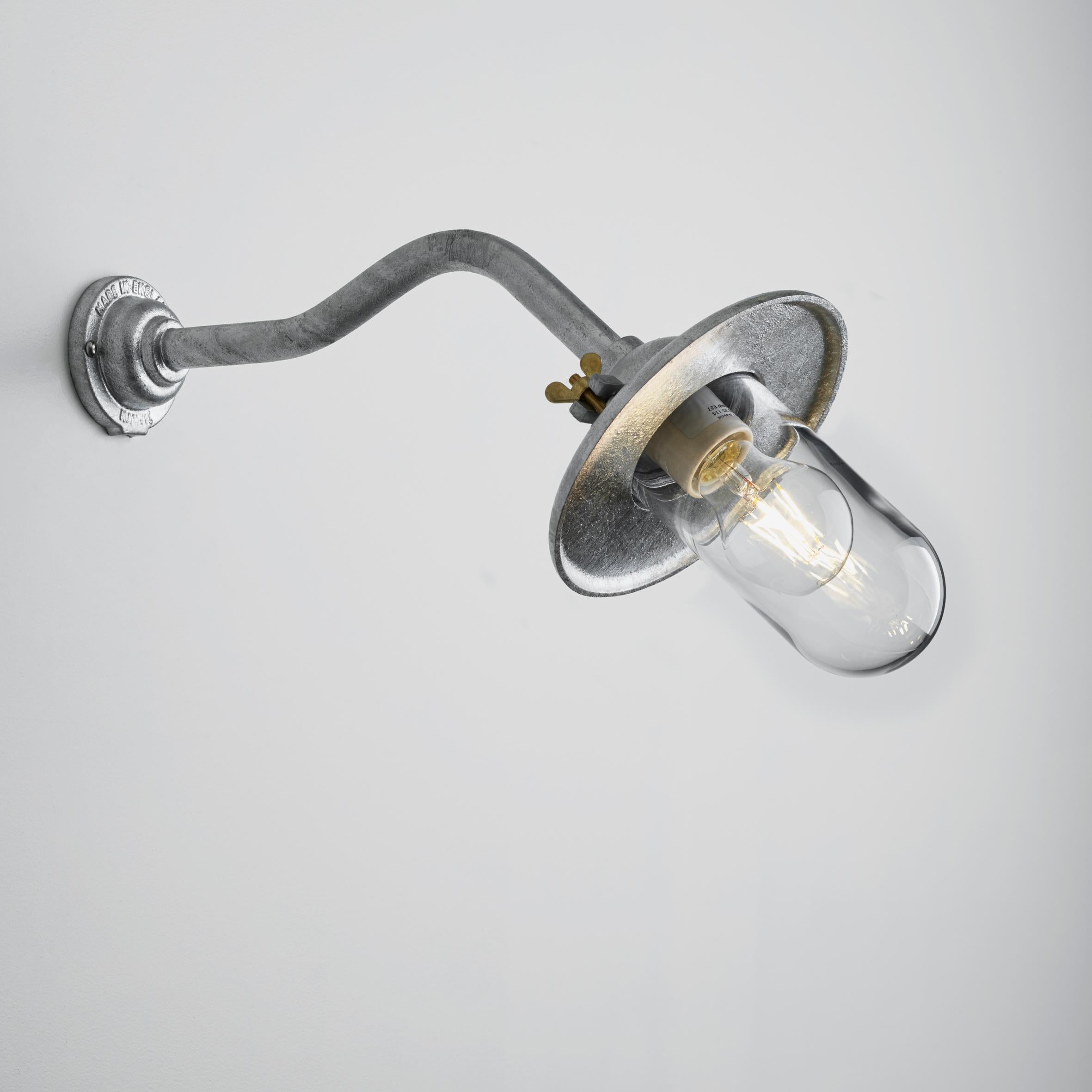 Moderno Lampada da parete Tekna Butterfly 45° con finitura in rame e vetro trasparente in vendita