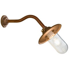 Tekna Butterfly 45° Wall Light with Copper Finish and Clear Glass