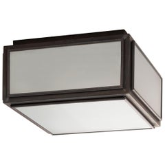 Tekna Chelsea Medium Ceiling Light with Dark Bronze Finish and Frosted Glass