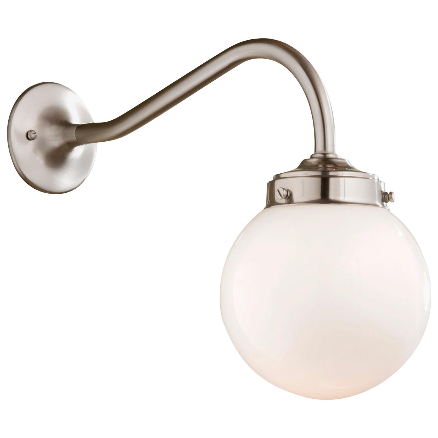 Tekna Clovelly Wall Light with Brushed Nickel Finish For Sale