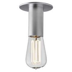 Tekna COD Wall or Ceiling Light in Brushed Chrome Plated Brass