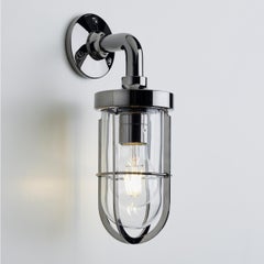 Tekna Docklight Wall Light with Polished Brass Finish and Clear Glass