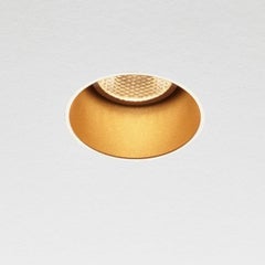 Downlight empotrable LED Tekna Flatspot 1 Trimless Citizen con acabado en color dorado