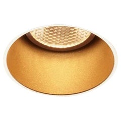Downlight empotrable LED Tekna Flatspot 1 Trimless Citizen con acabado en color dorado