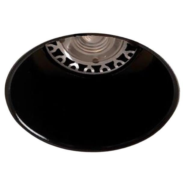 Tekna Flatspot 1 Trimless GU10 LED Downlight da incasso con finitura nera