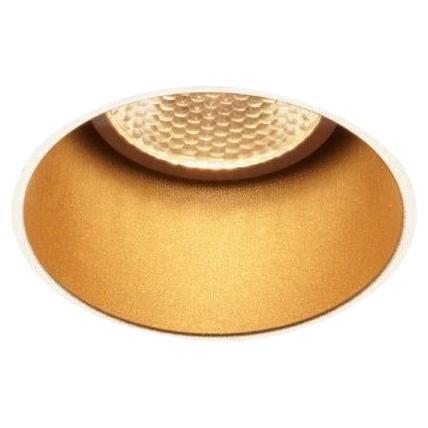 Tekna Flatspot 1 Trimless XOB LED Recessed Deckenleuchte mit Goldfarbe-Finish
