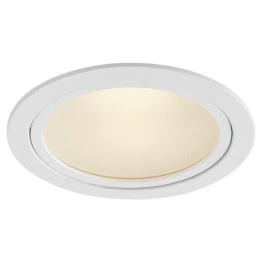 Tekna Flatspot 2 Trim 12V LED Downlight with White Finish, Frosted Glass
